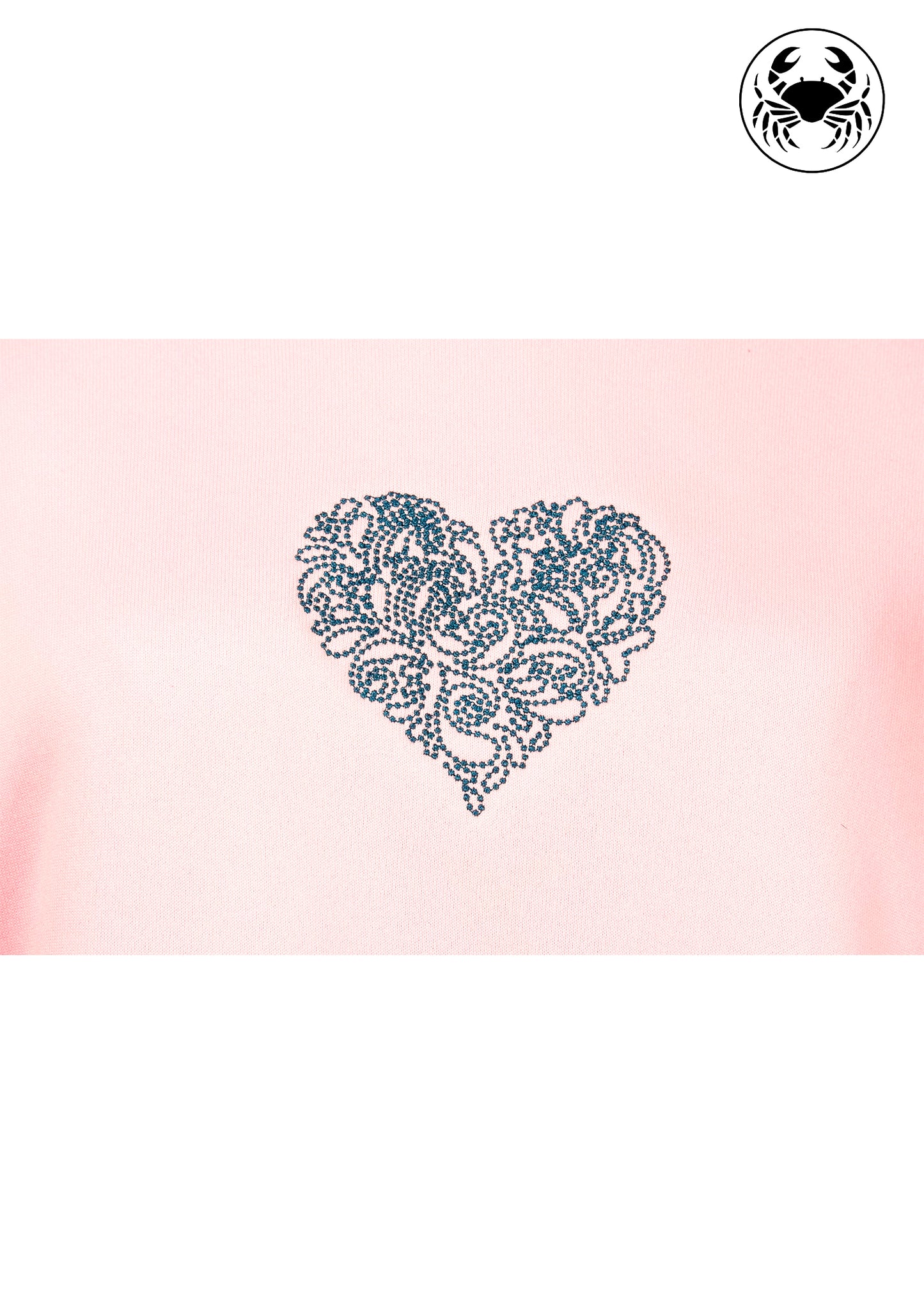 Embroidered Sweatshirt - Heart