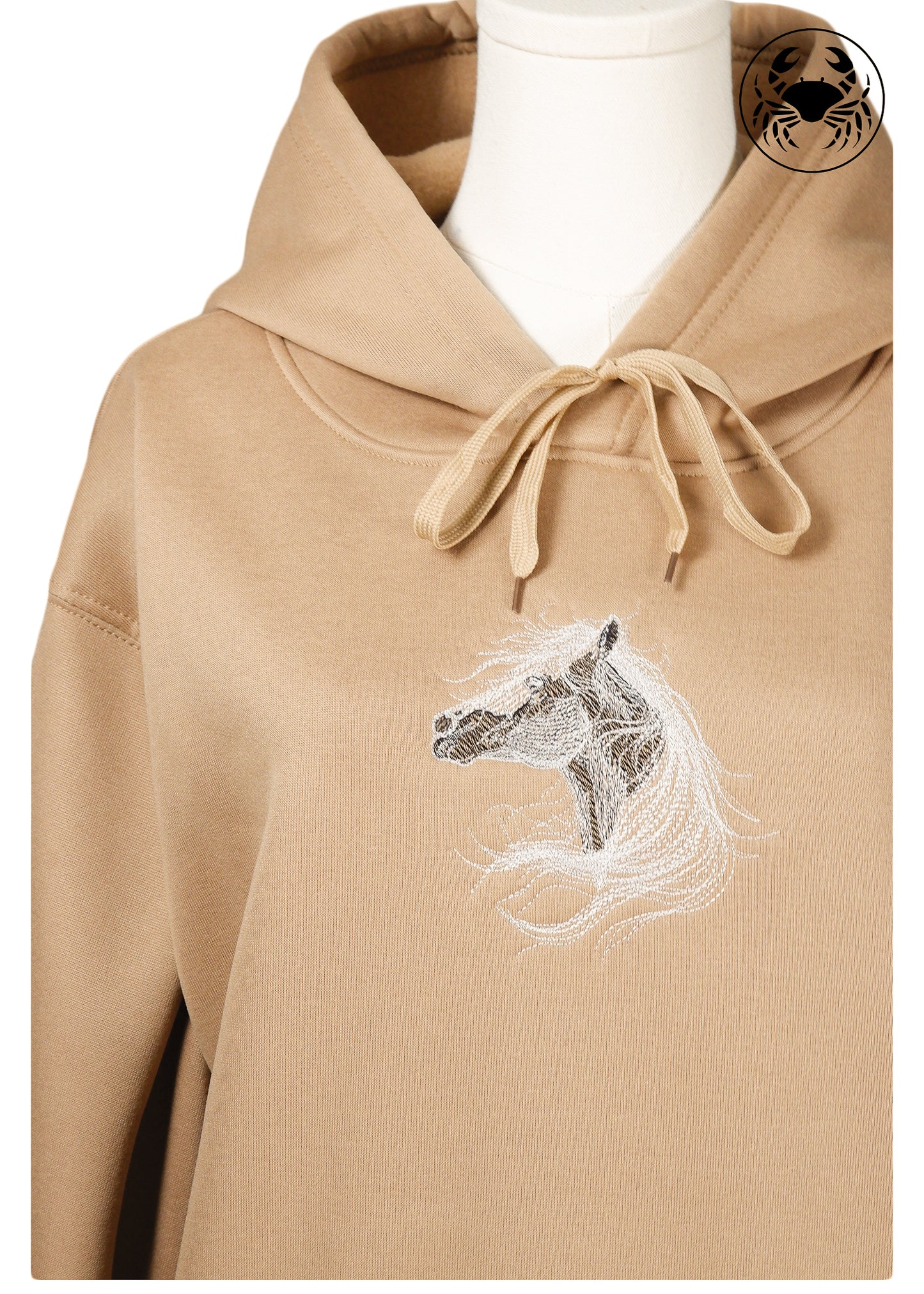 Embroidered Hoodie - Horse