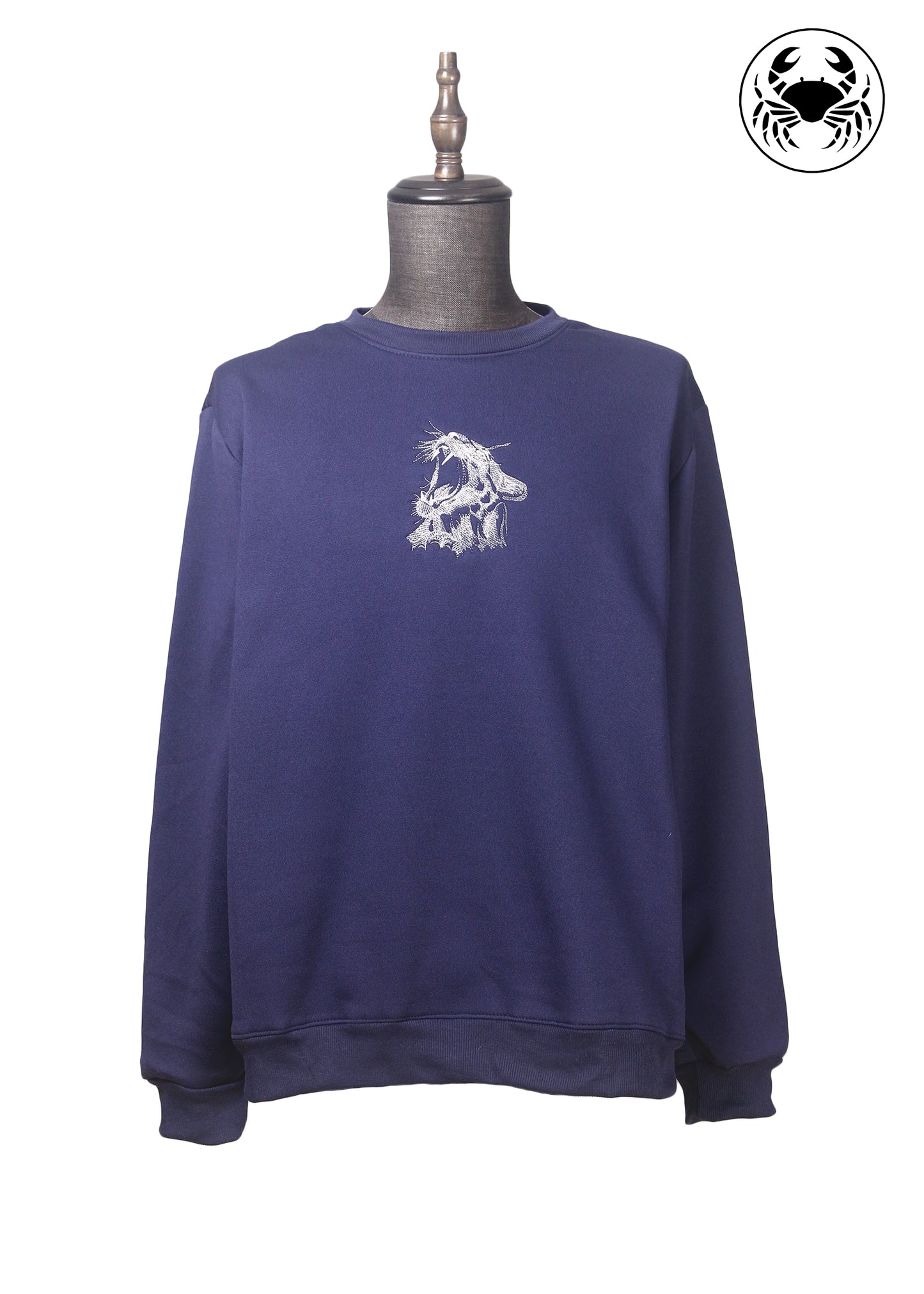 Embroidered Sweatshirt - Roaring Cat