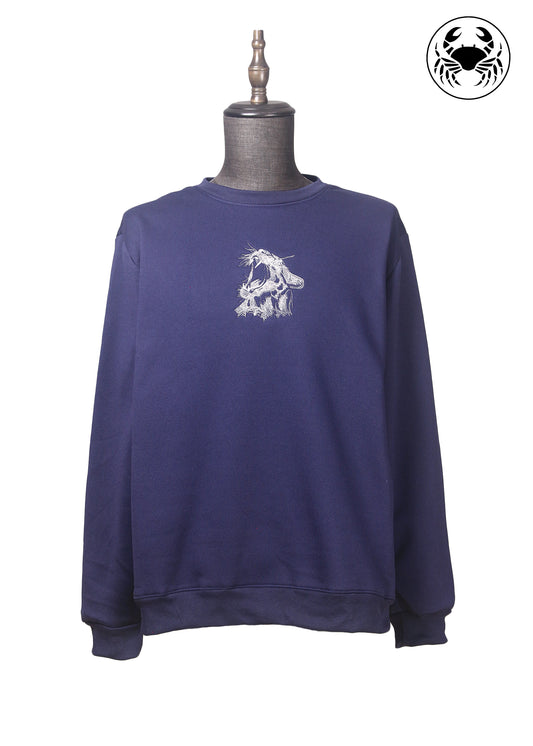 Embroidered Sweatshirt - Roaring Cat